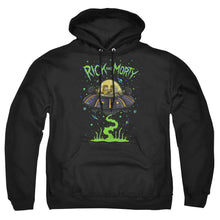 Load image into Gallery viewer, Rick And Morty Ufo Mens Hoodie Black
