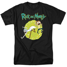 Load image into Gallery viewer, Rick And Morty Portal Mens T Shirt Black