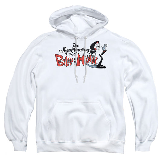 Billy & Mandy Logo Mens Hoodie White