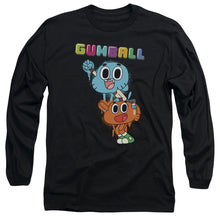 Load image into Gallery viewer, Amazing World of Gumball Gumball Spray Mens Long Sleeve Shirt Black