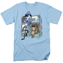 Load image into Gallery viewer, Regular Show Tv Too Cool Mens T Shirt Light Blue