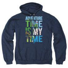 Load image into Gallery viewer, Adventure Time My Time Mens Hoodie Navy