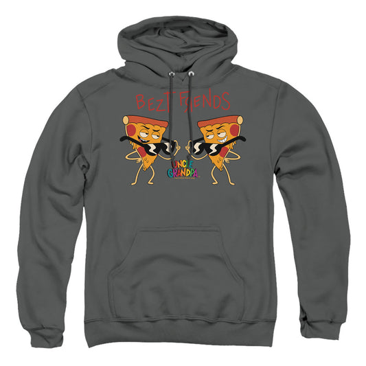Uncle Grandpa Bezt Frends Mens Hoodie Charcoal