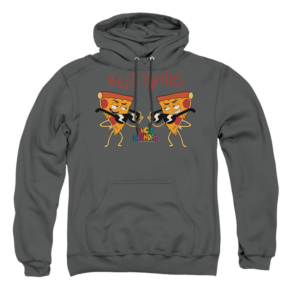 Uncle Grandpa Bezt Frends Mens Hoodie Charcoal
