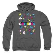 Load image into Gallery viewer, Amazing World Of Gumball Fun Drops Mens Hoodie Charcoal