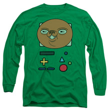 Load image into Gallery viewer, Adventure Time Bmo Mask Mens Long Sleeve Shirt Kelly Green