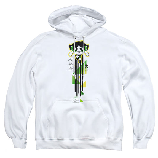 Powerpuff Girls Buttercup Streak Mens Hoodie White