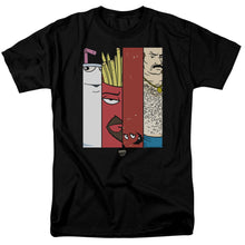 Load image into Gallery viewer, Aqua Teen Hunger Force Group Tiles Mens T Shirt Black