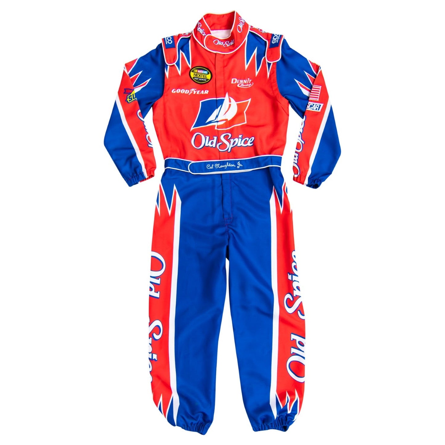 Cal Naughton Driver Deluxe Jumpsuit and Hat Halloween Costume Cosplay