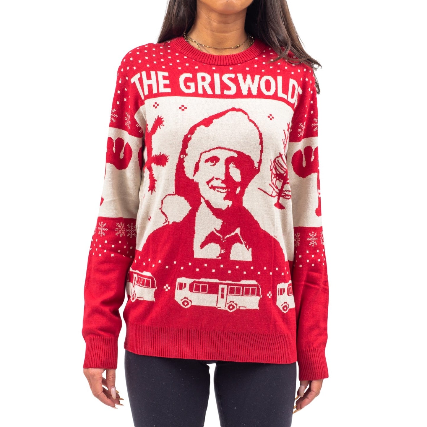 Christmas Vacation The Griswold's Threshold Clark Santa Hat Ugly Christmas Sweater