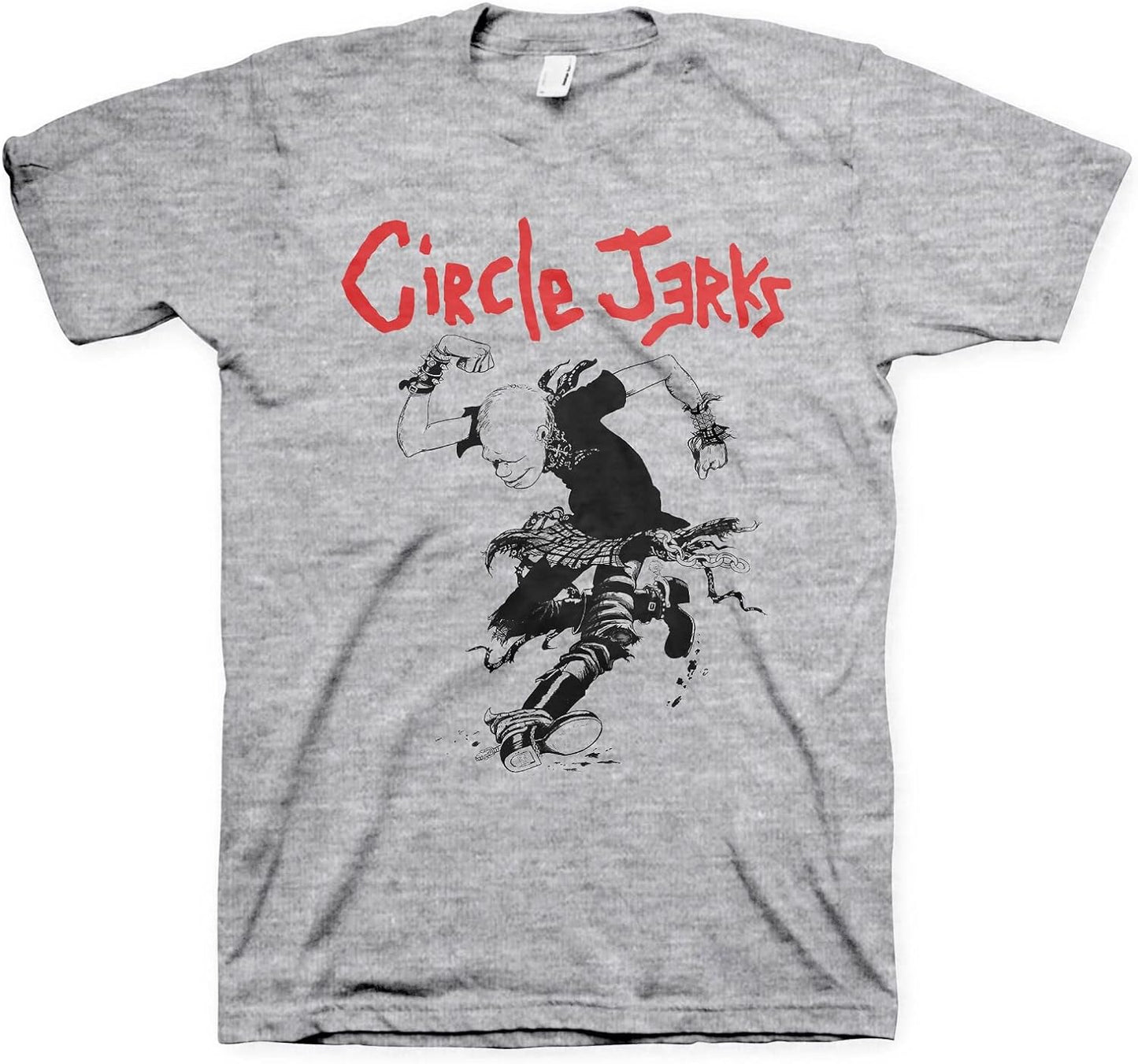 Circle Jerks Skank Man Officially Licensed Mens T Shirt Grey
