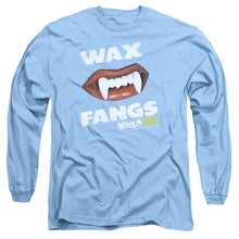 Load image into Gallery viewer, Dubble Bubble Wax Fangs Mens Long Sleeve Shirt Carolina Blue Officially Licensed