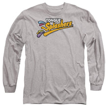 Load image into Gallery viewer, Dubble Bubble Tongue Splashers Logo Mens Long Sleeve Shirt Athletic Heather Officially Licensed