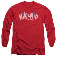 Load image into Gallery viewer, Dubble Bubble Distressed Logo Mens Long Sleeve Shirt Red Officially Licensed