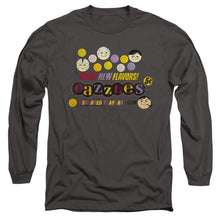 Load image into Gallery viewer, Dubble Bubble Razzles Retro Box Mens Long Sleeve Shirt Charcoal Officially Licensed
