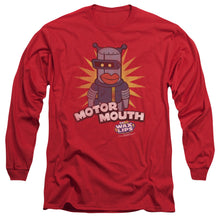Load image into Gallery viewer, Dubble Bubble Motor Mouth Mens Long Sleeve Shirt Red Officially Licensed