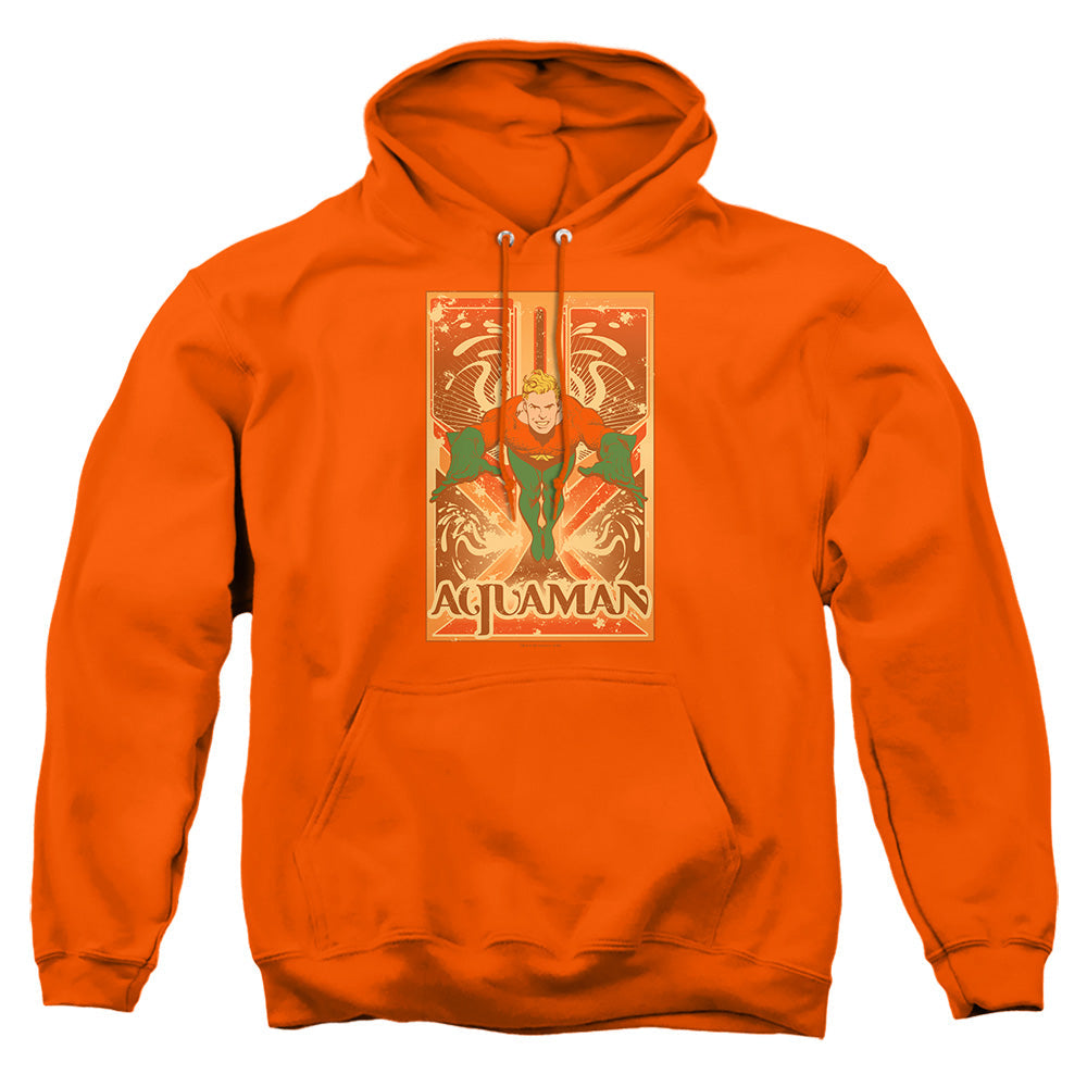 Dc Aquaman Mens Hoodie Orange