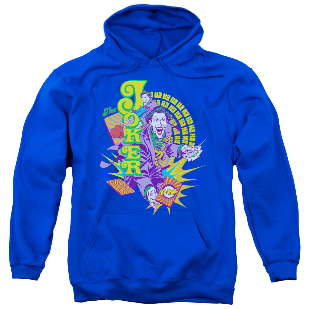 DC Comics Raw Deal Mens Hoodie Royal Blue