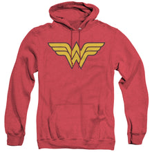 Load image into Gallery viewer, Dc Wonder Woman Logo Heather Mens Hoodie Red