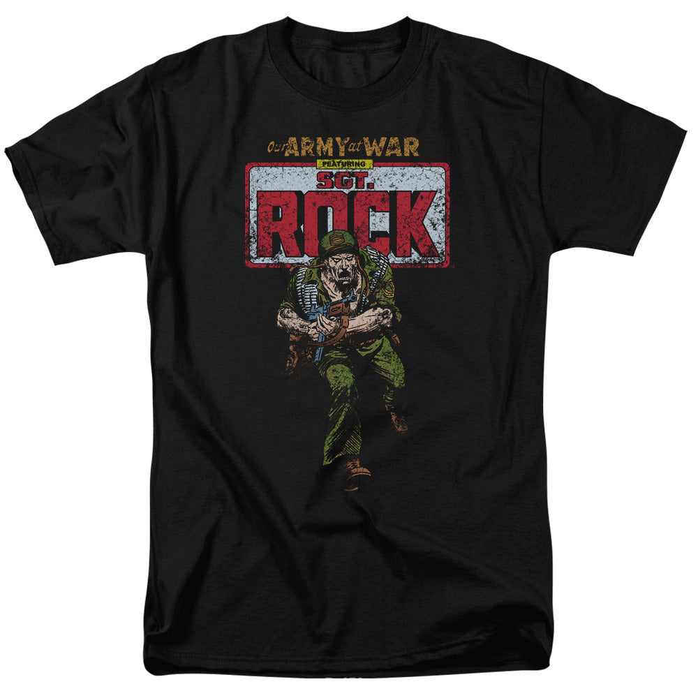 DC Comics Sgt Rock Mens T Shirt Black