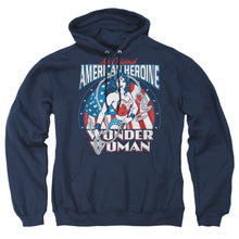 Load image into Gallery viewer, Dc American Heroine Mens Hoodie Navy