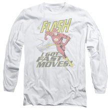 Load image into Gallery viewer, Dc Flash Fast Moves Mens Long Sleeve Shirt White Officially Licensed
