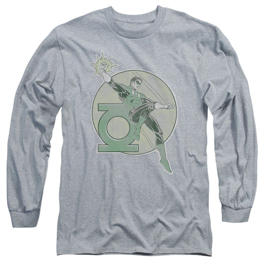 Dco Retro Lantern Iron On Mens Long Sleeve Shirt Athletic Heather Officially Licensed