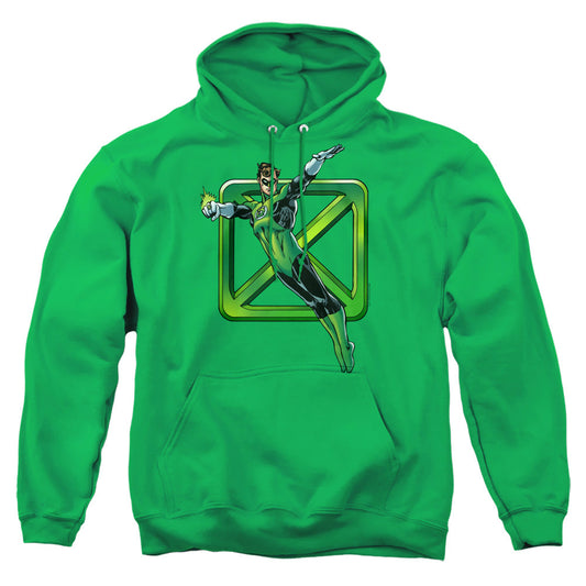 Dco Green Cross Mens Hoodie Kelly Green
