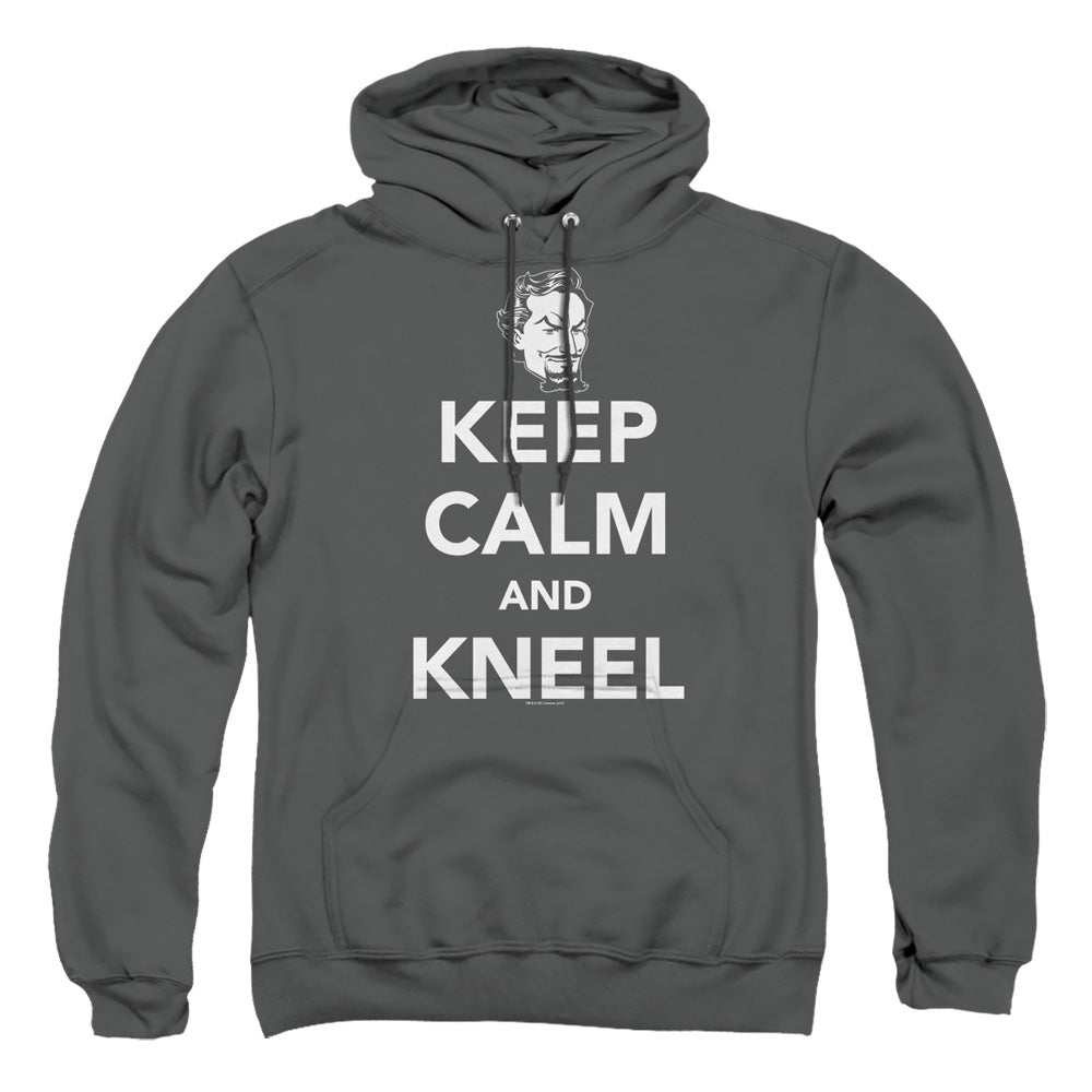 Dc Keep Calm And Kneel Mens Hoodie Charcoal