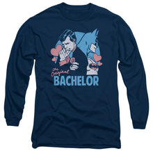 Load image into Gallery viewer, Dc Bachelor Mens Long Sleeve Shirt Navy Officially Licensed