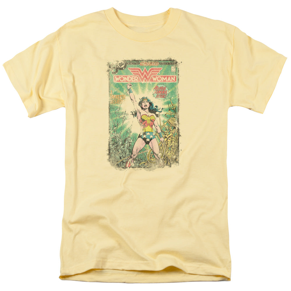 DC Comics Besieged Cover Mens T Shirt Yellow