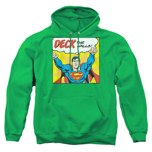Dc Deck The Halls Mens Hoodie Kelly Green