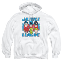 Load image into Gallery viewer, Dc Faces Of Justice Mens Hoodie White