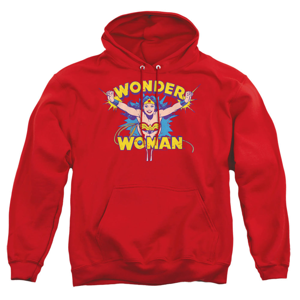 Dc Flying Through Mens Hoodie Red