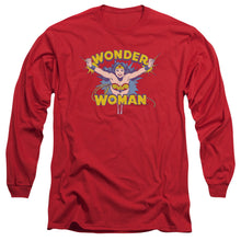 Load image into Gallery viewer, Dc Flying Through Mens Long Sleeve Shirt Red Officially Licensed