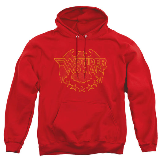 Dc Wonder Eagle Mens Hoodie Red