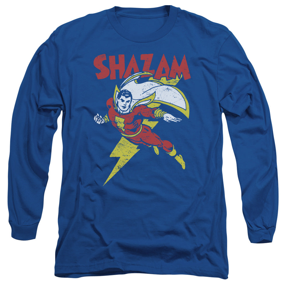 Dc Lets Fly Mens Long Sleeve Shirt Royal Blue
