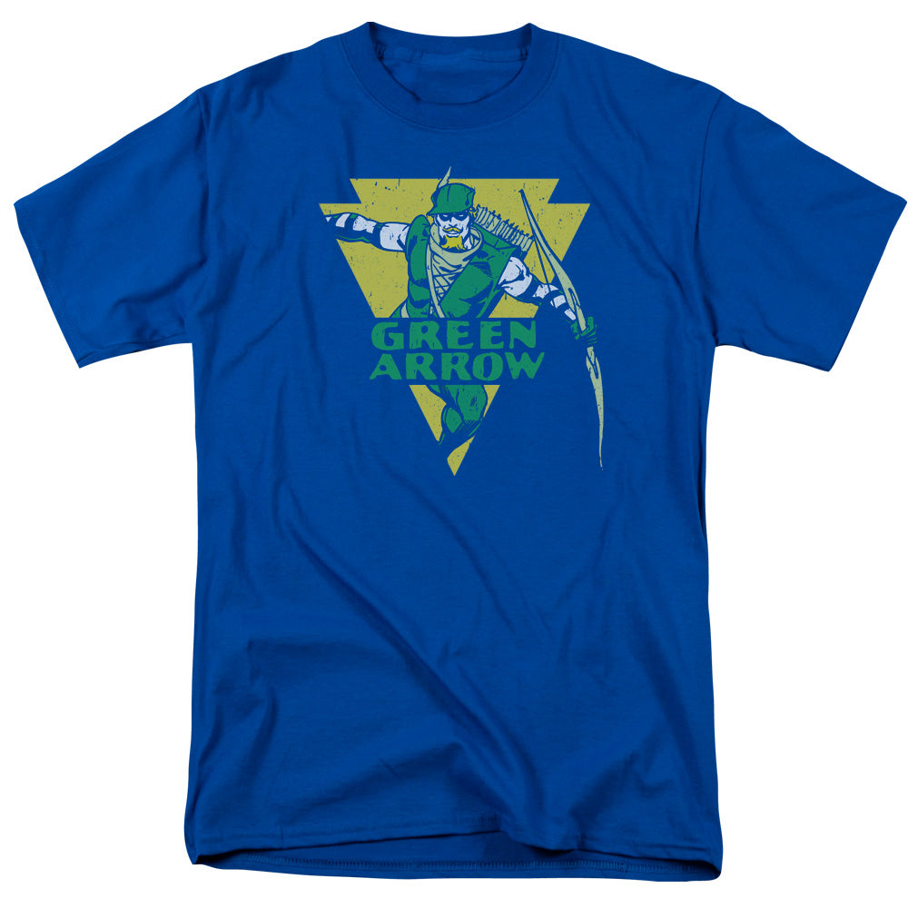 Dc Distressed Arrow Mens T Shirt Royal Blue