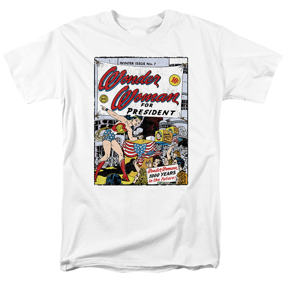 Wonder Woman For President Mens T Shirt White
