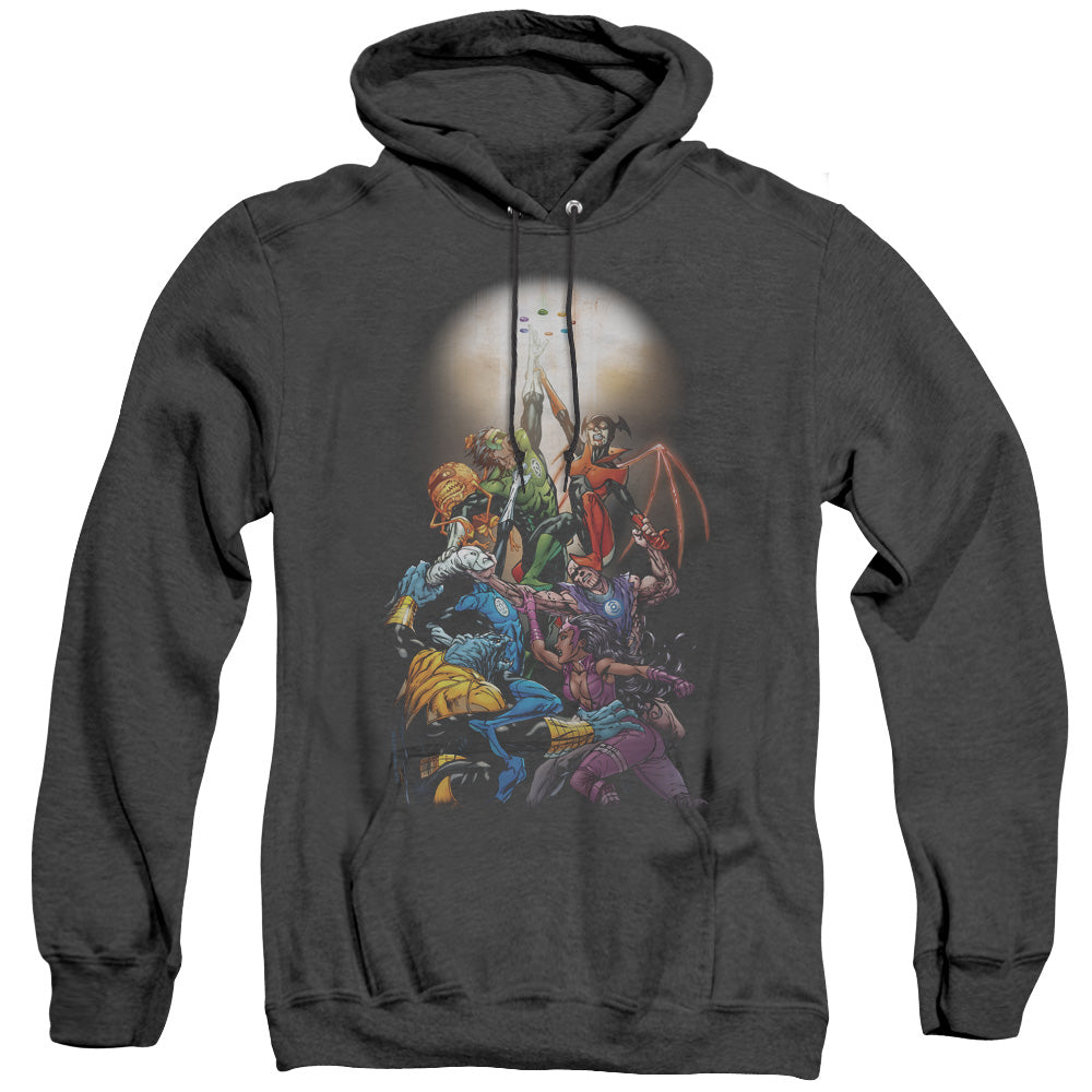 Green Lantern Gl New Guardians #1 Heather Mens Hoodie Black