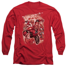 Load image into Gallery viewer, Green Lantern Red Lanterns #1 Mens Long Sleeve Shirt Red Officially Licensed
