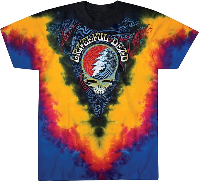 Grateful Dead SYF Oil Ripple Tie Dye Mens T Shirt