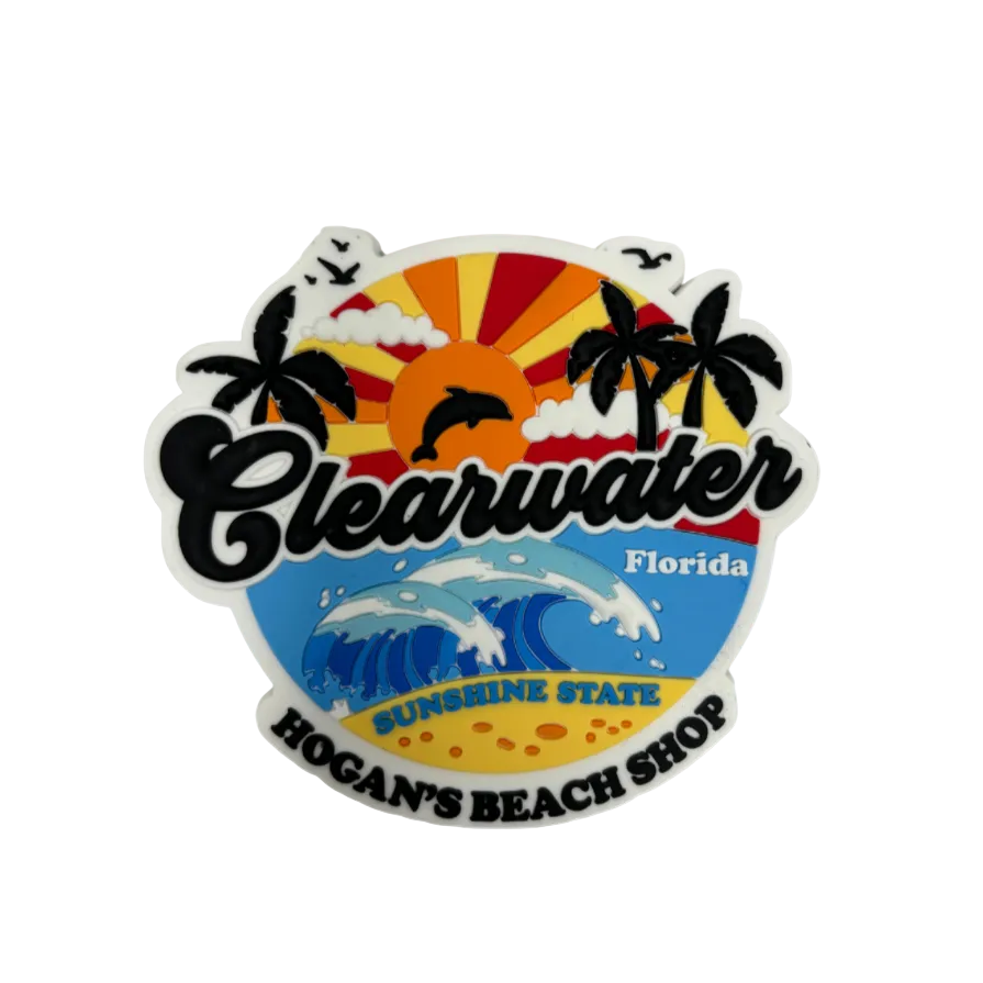 Hulk Hogan Hogan's Beach Shop HBS Clearwater 3D Large Magnet