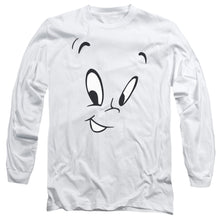 Load image into Gallery viewer, Casper Face Mens Long Sleeve Shirt White Officially Licensed