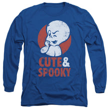 Load image into Gallery viewer, Casper Spooky Mens Long Sleeve Shirt Royal Blue
