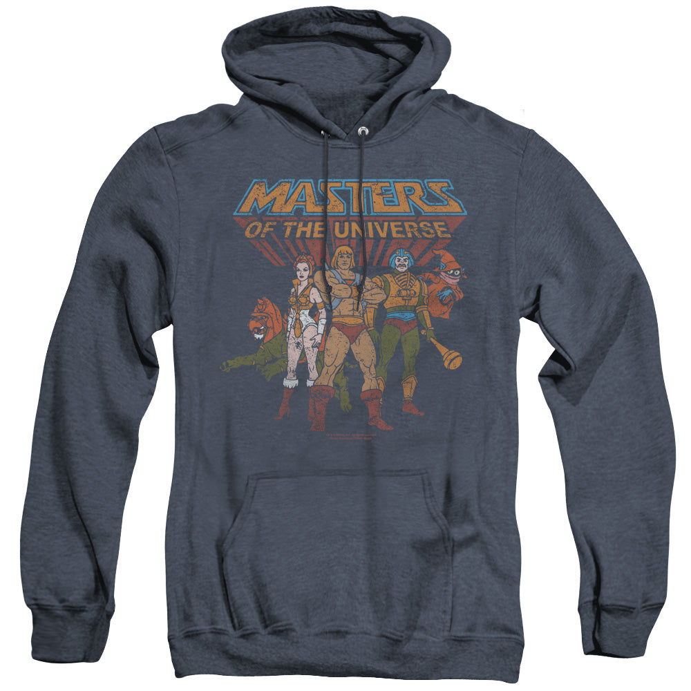 Masters of the Universe Team of Heroes Heather Mens Hoodie Navy Blue