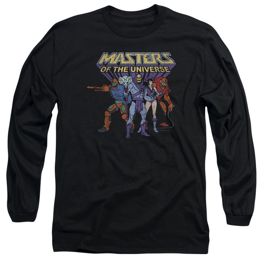 Masters Of The Universe Team Of Villains Mens Long Sleeve Shirt Black