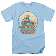 Load image into Gallery viewer, Masters Of The Universe He Man And Crew Mens T Shirt Light Blue