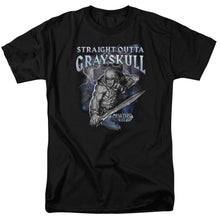 Load image into Gallery viewer, Masters of the Universe Straight Outta Grayskull Mens T Shirt Black