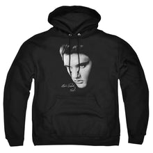 Load image into Gallery viewer, Elvis Presley Face Mens Hoodie Black